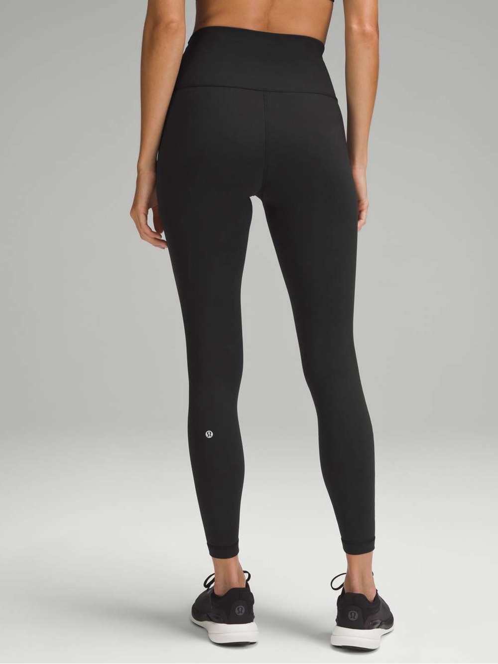 Black Lululemon Wunder Train High-Rise Tight